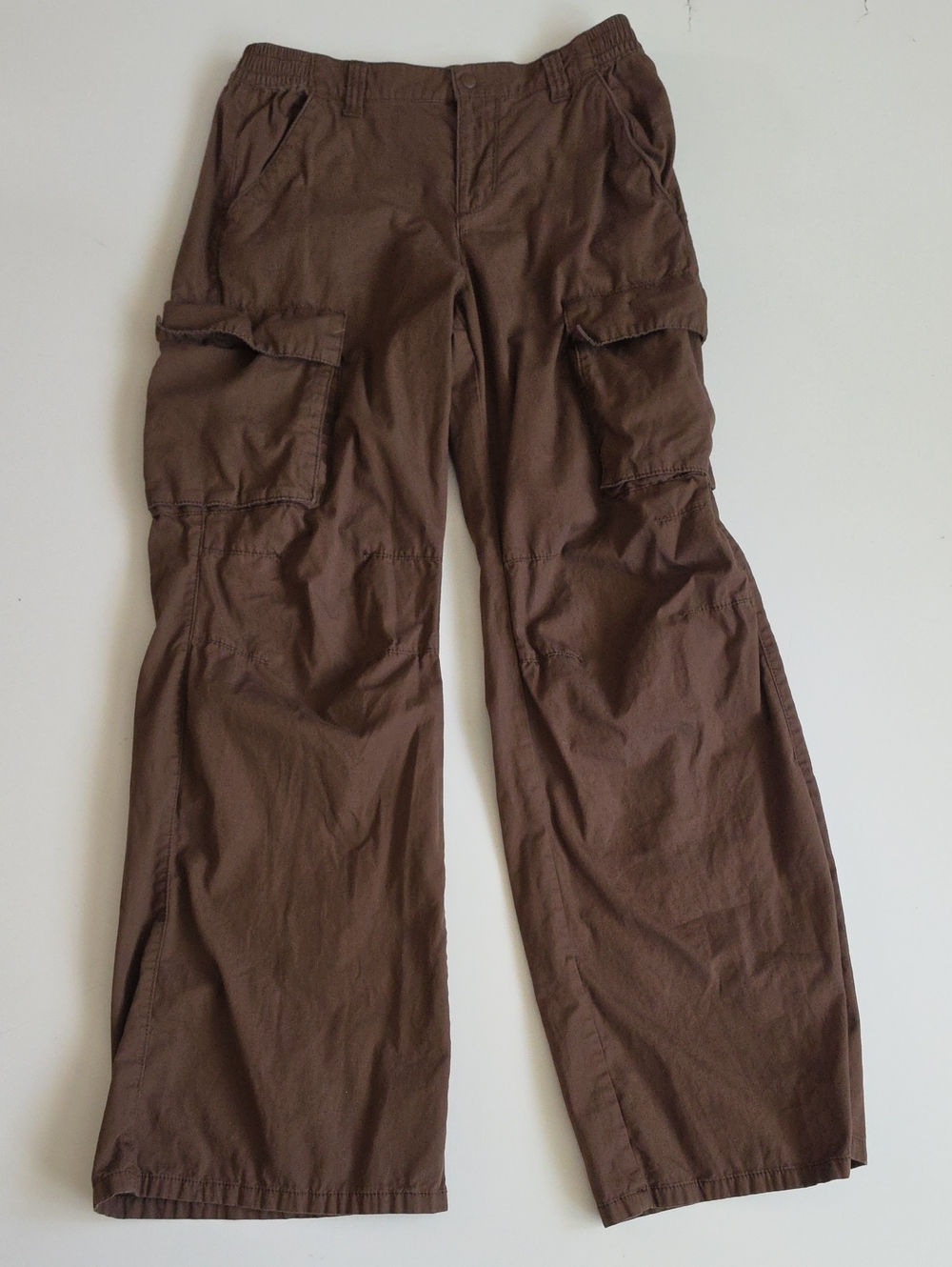 H&M Brown Women's Cargo Pants with Utility Pockets